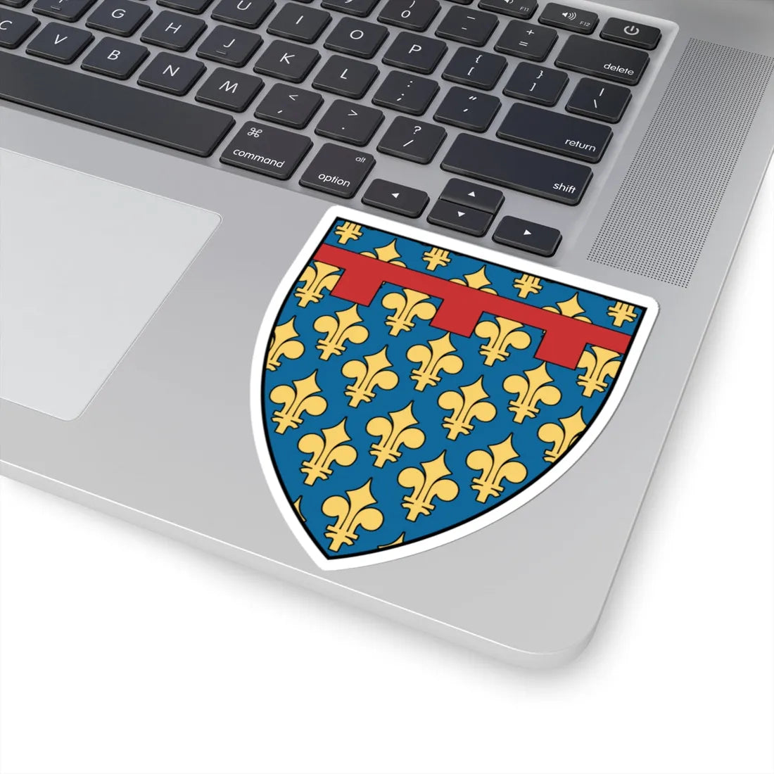 Coa Italy Country History Charles I of Naples 1246 (Italy) (Coat of Arms) STICKER Vinyl Kiss-Cut Decal - The Sticker Space