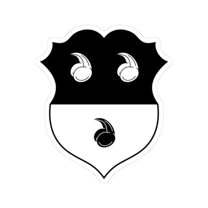 Coa Italy Family Colleoni (Italy) (Coat of Arms) STICKER Vinyl Kiss-Cut Decal 3 Inch White - The Sticker Space