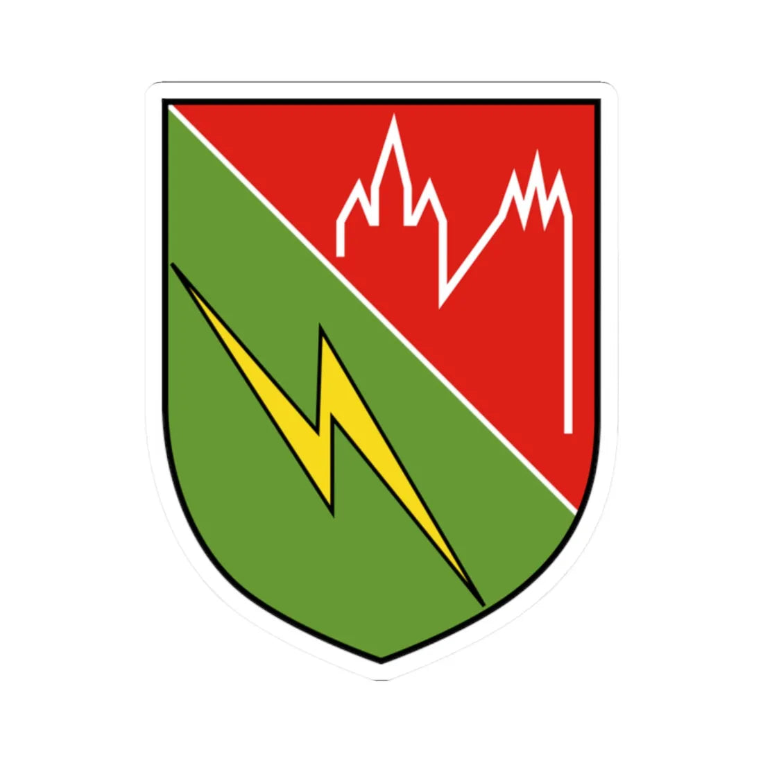COA ITBtl 383 (Germany) (Coat of Arms) STICKER Vinyl Kiss-Cut Decal 2 Inch White - The Sticker Space