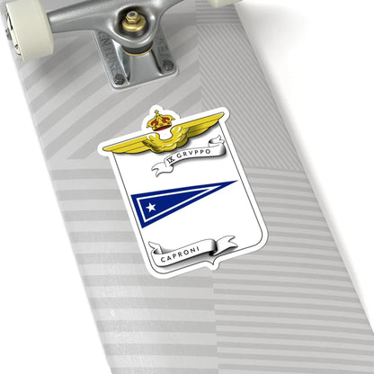 CoA IX Gruppo Caproni (Italy) (Coat of Arms) STICKER Vinyl Kiss-Cut Decal - The Sticker Space