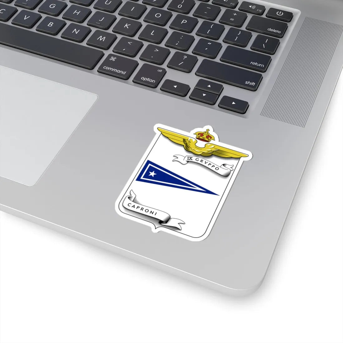 CoA IX Gruppo Caproni (Italy) (Coat of Arms) STICKER Vinyl Kiss-Cut Decal - The Sticker Space