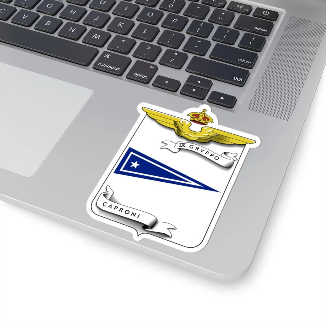 CoA IX Gruppo Caproni (Italy) (Coat of Arms) STICKER Vinyl Kiss-Cut Decal - The Sticker Space