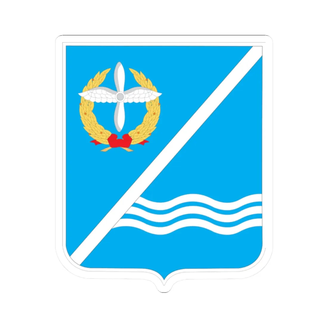 COA Kacha Sevastopol (Russia) (Coat of Arms) STICKER Vinyl Kiss-Cut Decal 2 Inch White - The Sticker Space