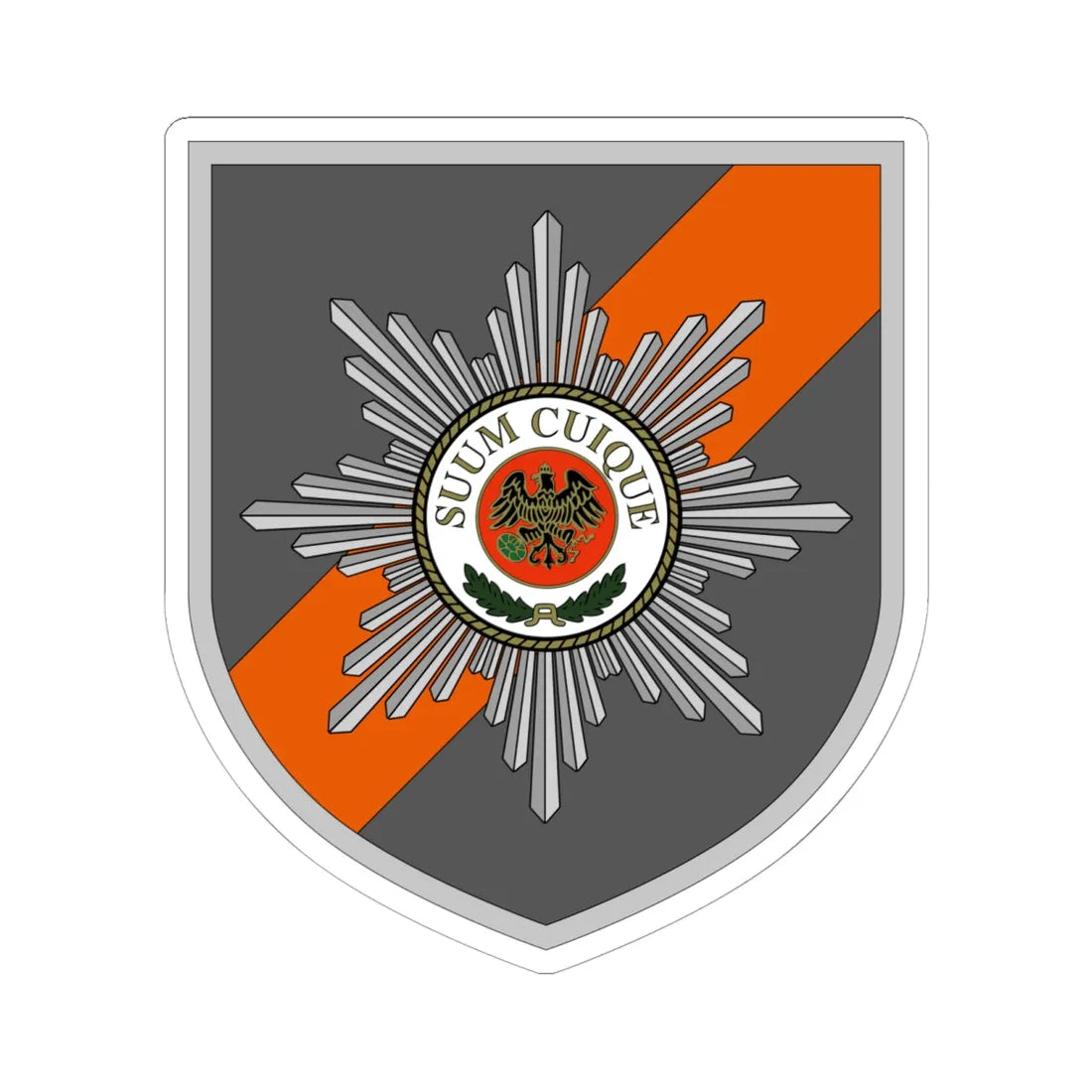 COA KdoFJgBw (Germany) (Coat of Arms) STICKER Vinyl Kiss-Cut Decal 6 Inch White - The Sticker Space