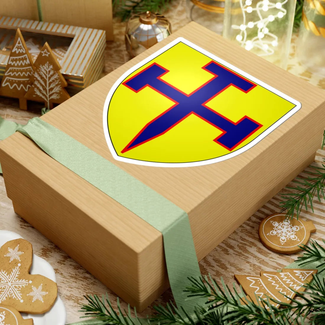 Coa King Ethelred the Unready (United Kingdom) (Coat of Arms) STICKER Vinyl Kiss-Cut Decal - The Sticker Space