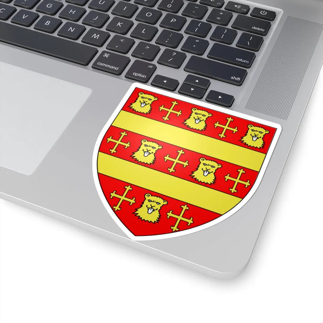 Coa King Harold Godwinson (United Kingdom) (Coat of Arms) STICKER Vinyl Kiss-Cut Decal - The Sticker Space