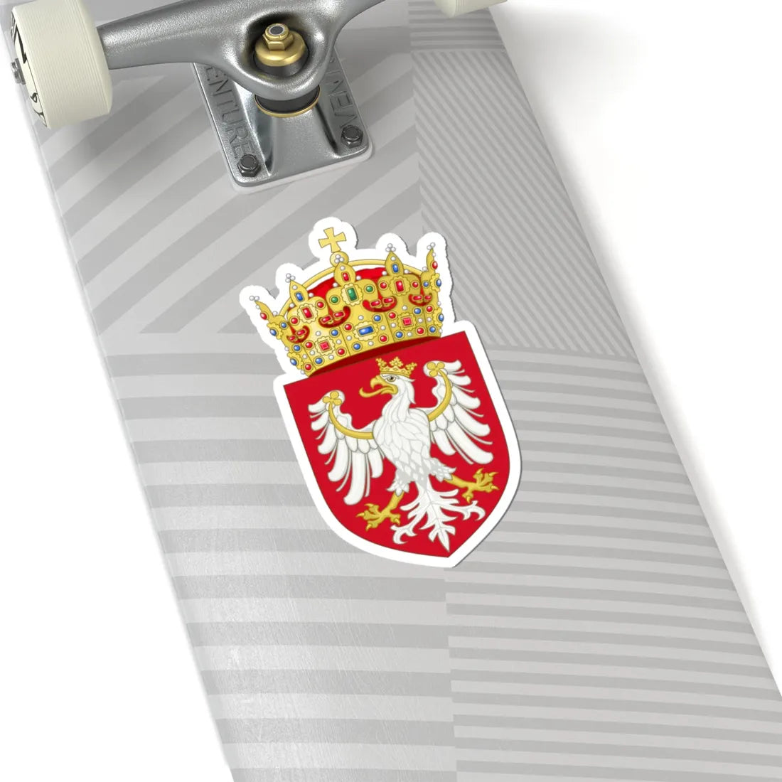 COA Kingdom of Poland (Poland) (Coat of Arms) STICKER Vinyl Kiss-Cut Decal - The Sticker Space