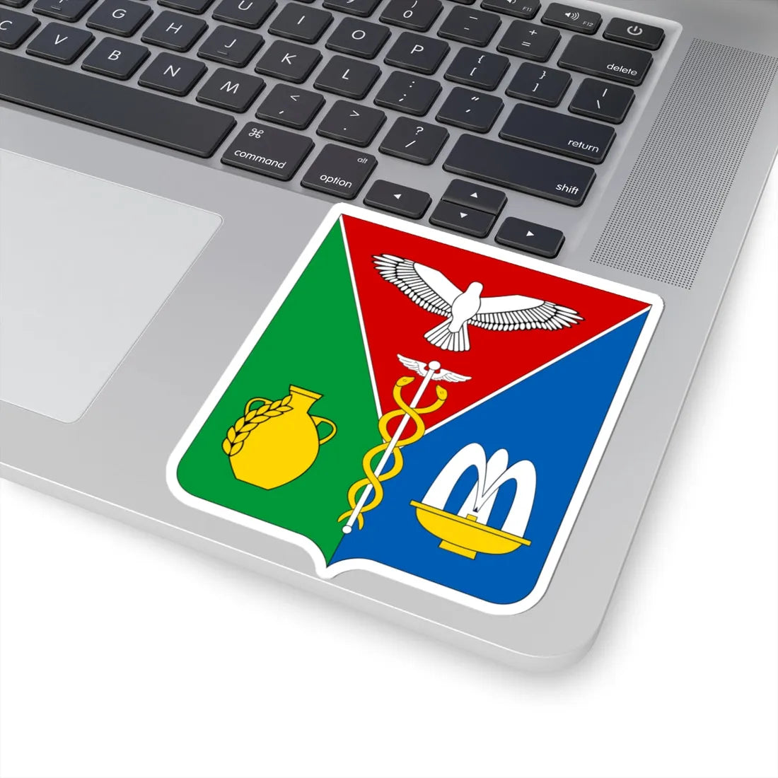 COA Kirovskyi Raion Crimea Small (Ukraine) (Coat of Arms) STICKER Vinyl Kiss-Cut Decal - The Sticker Space