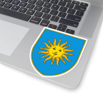 Coa Koper.grb (Slovenia) (Coat of Arms) STICKER Vinyl Kiss-Cut Decal - The Sticker Space