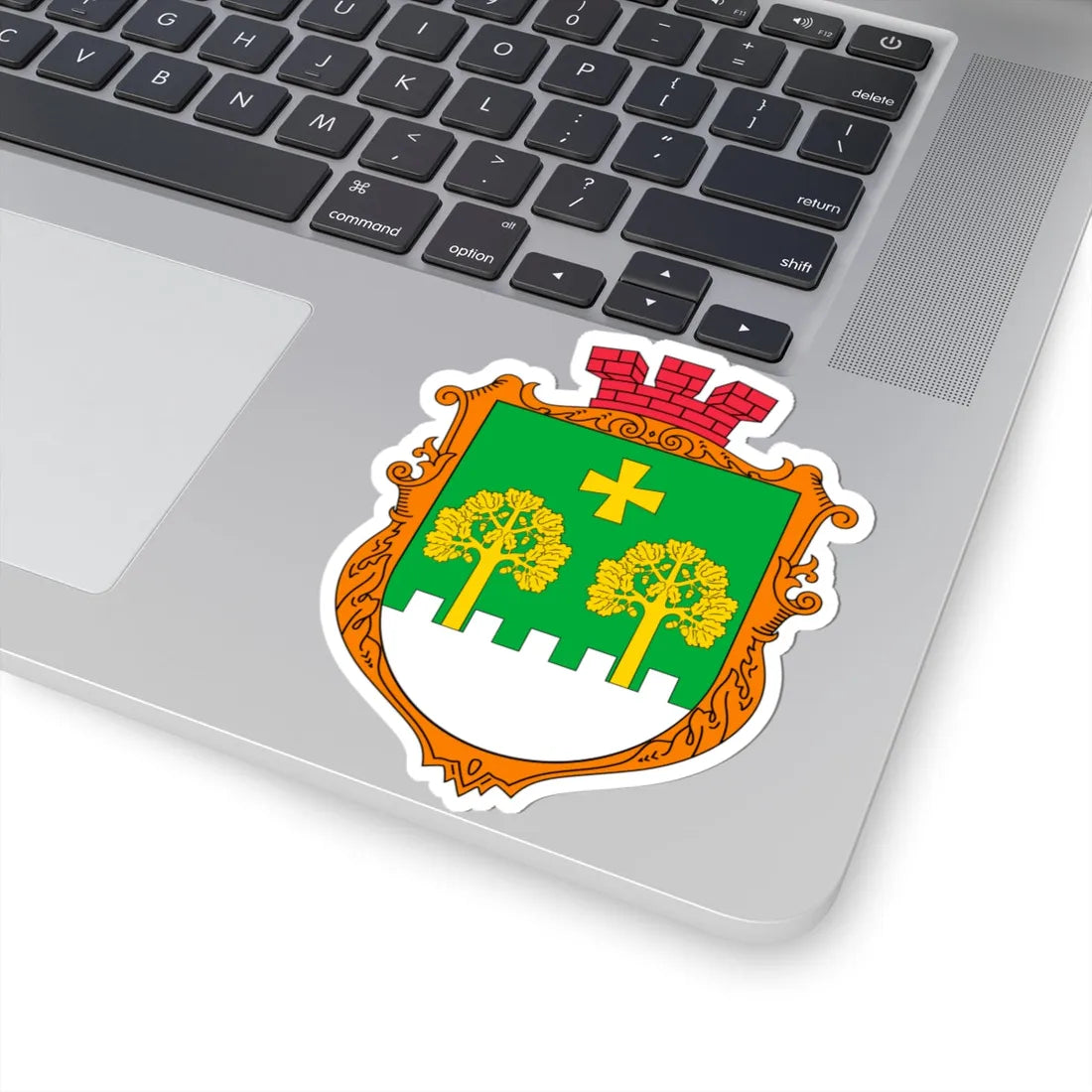 COA Lisnyky Kyivska Ukraine (Ukraine) (Coat of Arms) STICKER Vinyl Kiss-Cut Decal - The Sticker Space