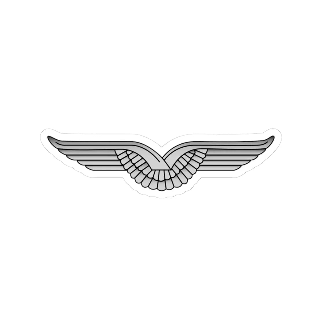 COA Luftwaffe Schwinge (Germany) (Coat of Arms) STICKER Vinyl Kiss-Cut Decal 3 Inch White - The Sticker Space