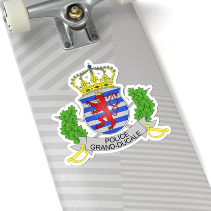 COA lux Police grande-ducale (Luxembourg) (Coat of Arms) STICKER Vinyl Kiss-Cut Decal - The Sticker Space