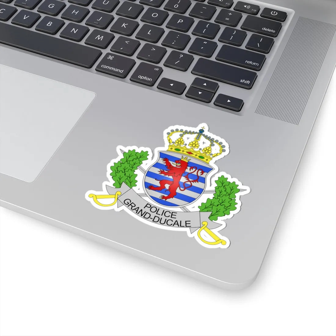 COA lux Police grande-ducale (Luxembourg) (Coat of Arms) STICKER Vinyl Kiss-Cut Decal - The Sticker Space