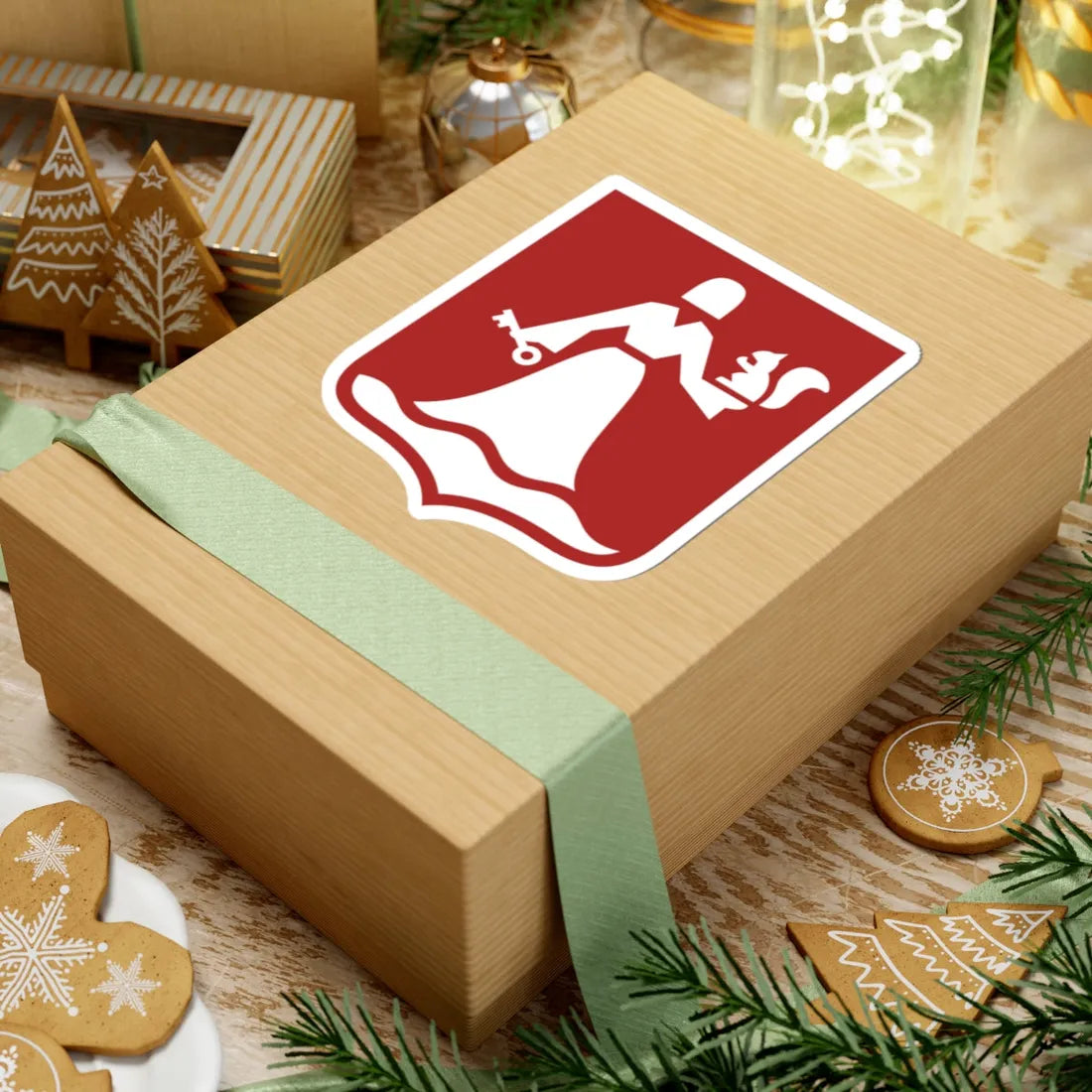 CoA Mansky rayon of Krasnoyarsk krai (Russia) (Coat of Arms) STICKER Vinyl Kiss-Cut Decal - The Sticker Space