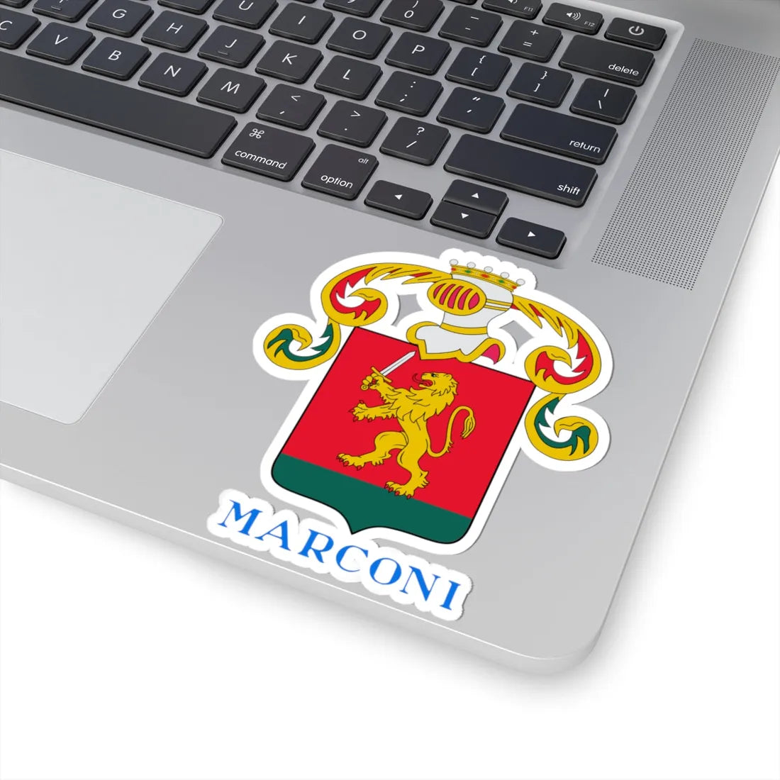 CoA Marconi (Italy) (Coat of Arms) STICKER Vinyl Kiss-Cut Decal - The Sticker Space