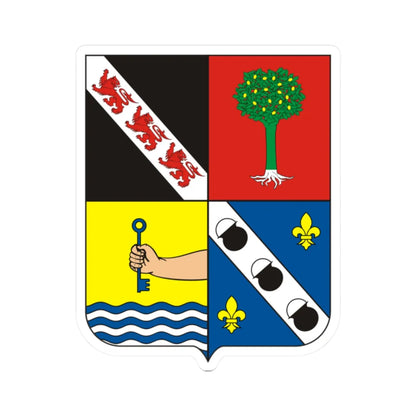 COA Marquess of Barbacena (Brazil) (Coat of Arms) STICKER Vinyl Kiss-Cut Decal 2 Inch White - The Sticker Space