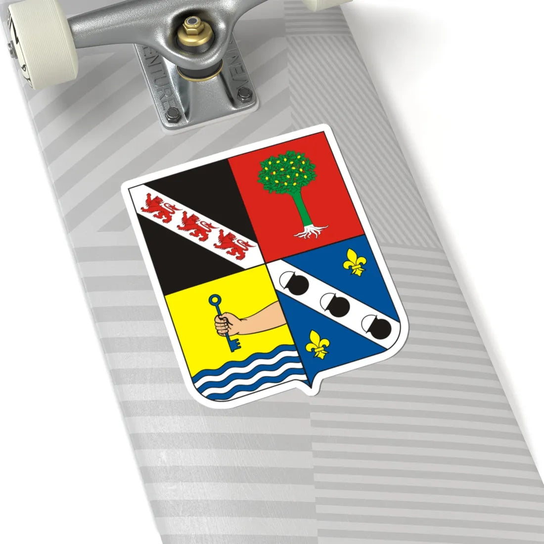 COA Marquess of Barbacena (Brazil) (Coat of Arms) STICKER Vinyl Kiss-Cut Decal - The Sticker Space