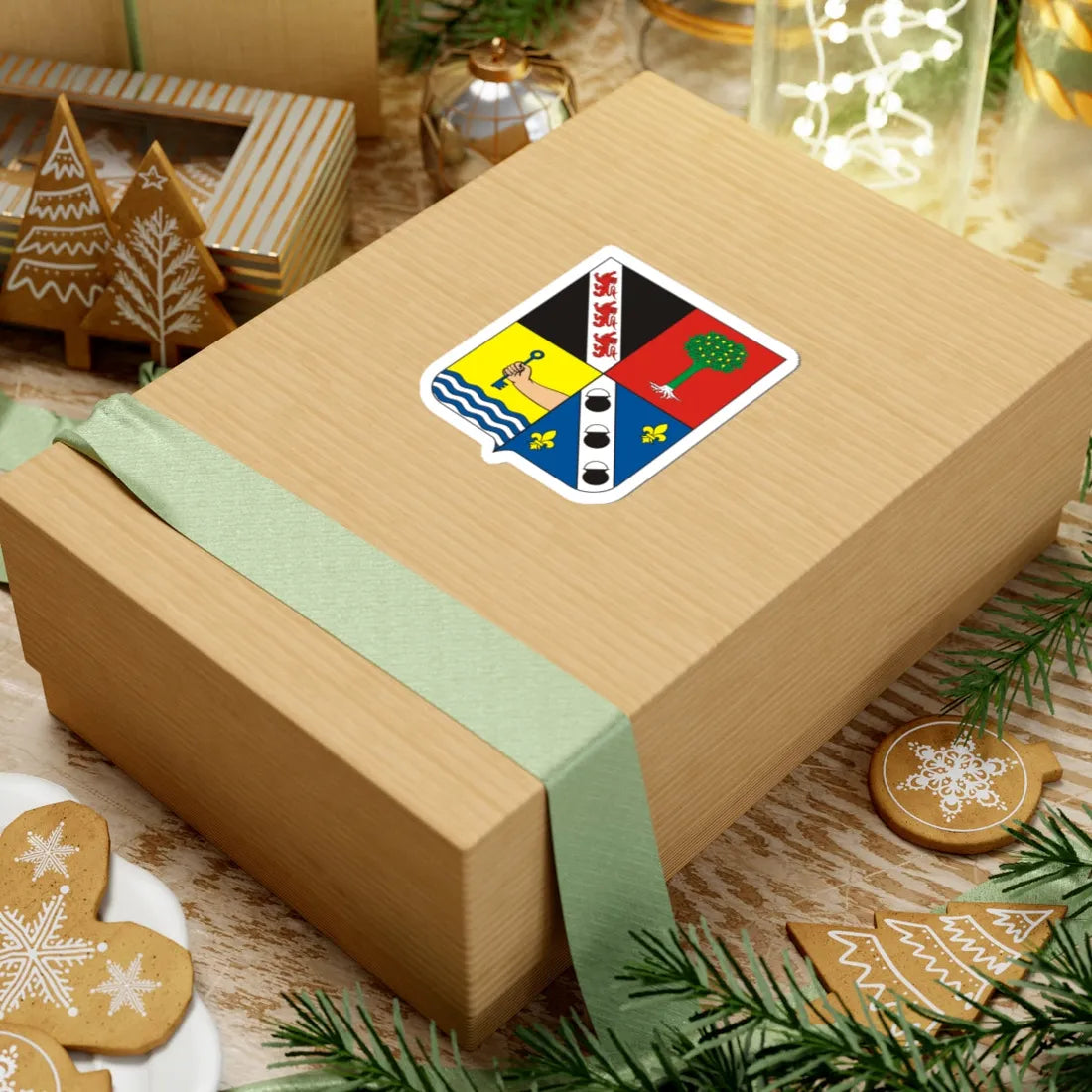 COA Marquess of Barbacena (Brazil) (Coat of Arms) STICKER Vinyl Kiss-Cut Decal - The Sticker Space