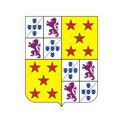 COA Marquess of Maceió (Brazil) (Coat of Arms) STICKER Vinyl Kiss-Cut Decal 2 Inch White - The Sticker Space