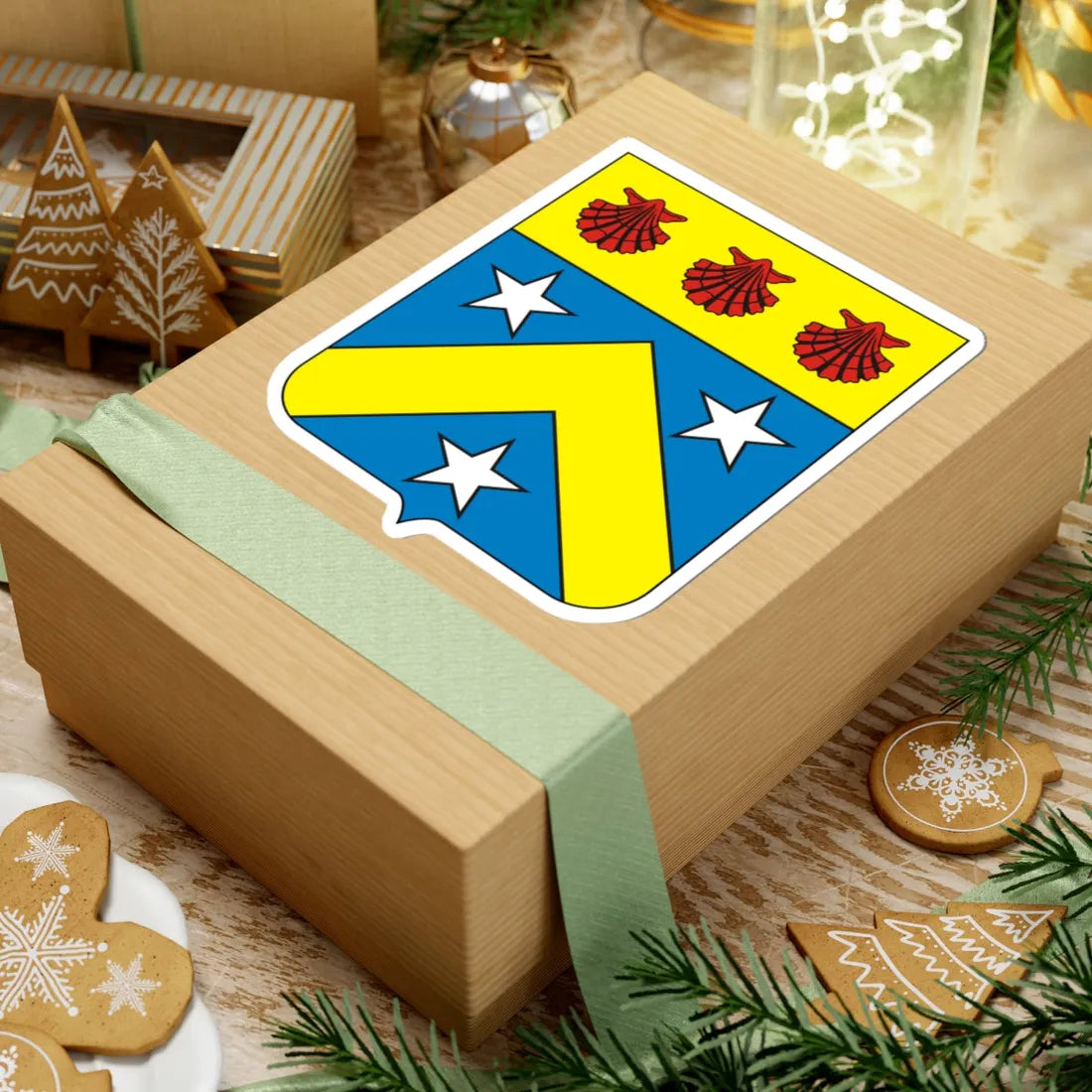 COA Marquess of Muritiba (Brazil) (Coat of Arms) STICKER Vinyl Kiss-Cut Decal - The Sticker Space