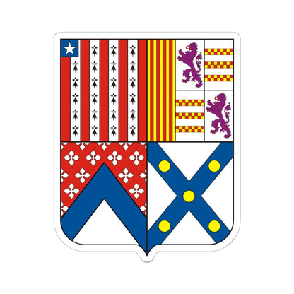 COA Marquess of Olinda (Brazil) (Coat of Arms) STICKER Vinyl Kiss-Cut Decal 6 Inch White - The Sticker Space