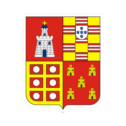 COA Marquess of Taubaté (Brazil) (Coat of Arms) STICKER Vinyl Kiss-Cut Decal 2 Inch White - The Sticker Space