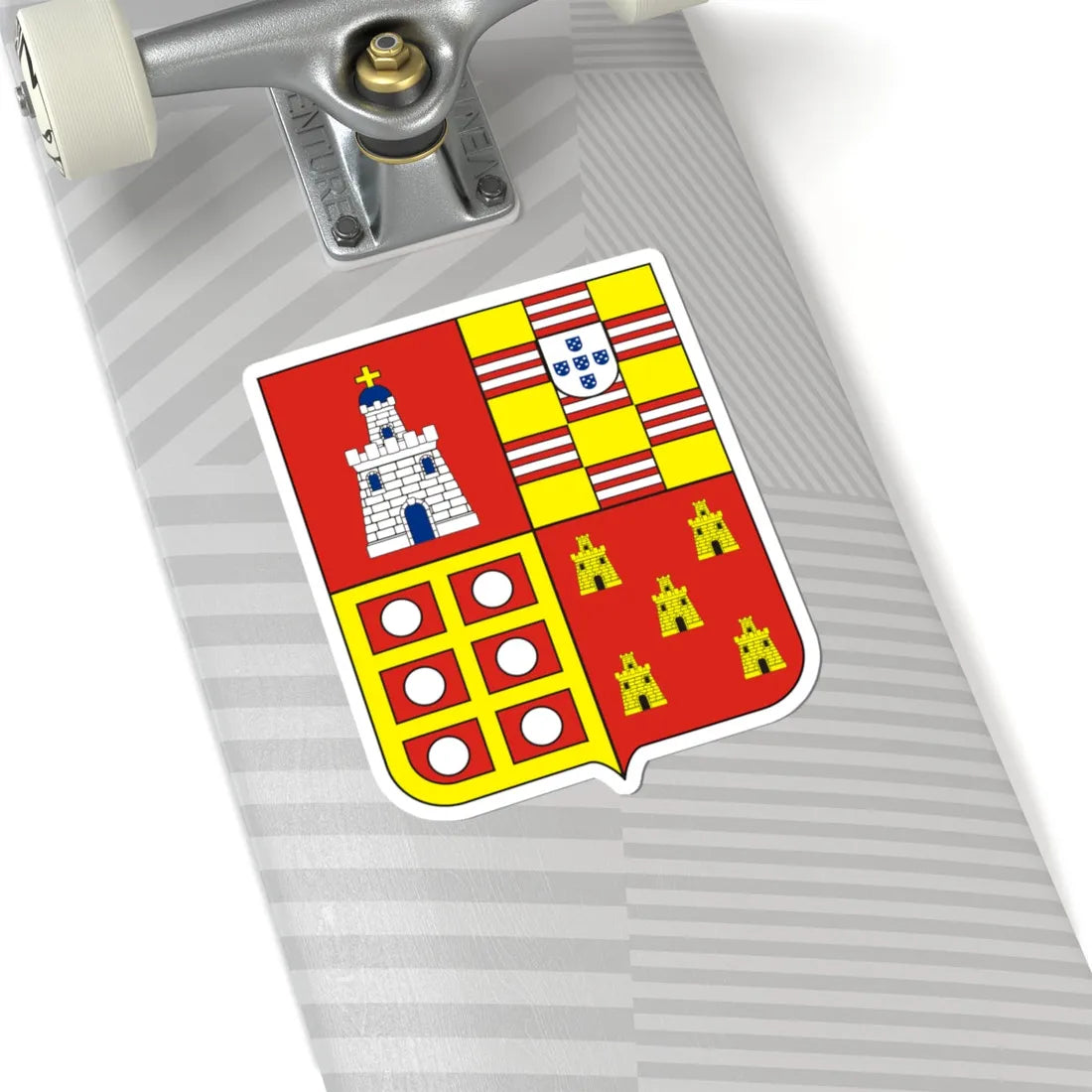 COA Marquess of Taubaté (Brazil) (Coat of Arms) STICKER Vinyl Kiss-Cut Decal - The Sticker Space