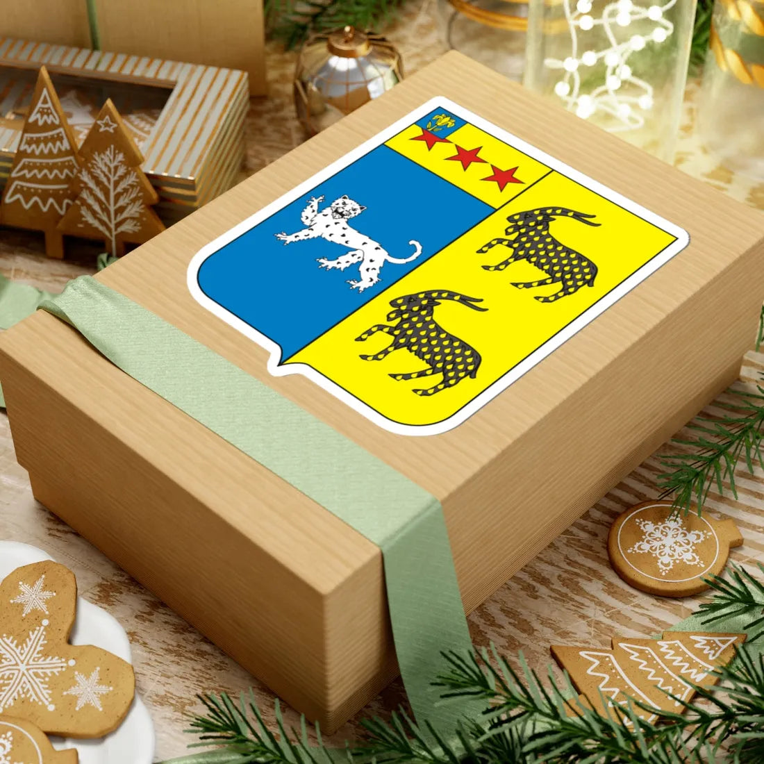 COA Marquess of Valença Brazil (Brazil) (Coat of Arms) STICKER Vinyl Kiss-Cut Decal - The Sticker Space