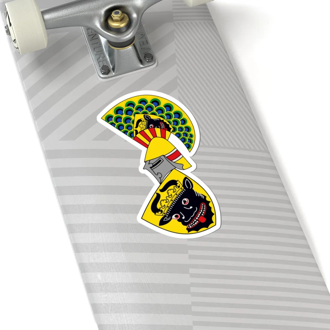 CoA Mecklenburg (Germany) (Coat of Arms) STICKER Vinyl Kiss-Cut Decal - The Sticker Space