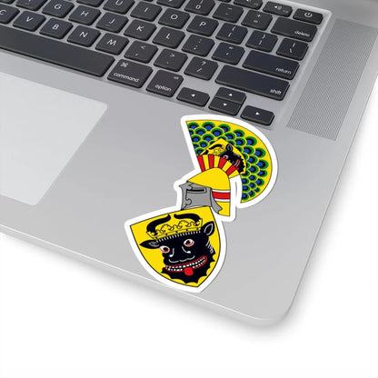 CoA Mecklenburg (Germany) (Coat of Arms) STICKER Vinyl Kiss-Cut Decal - The Sticker Space