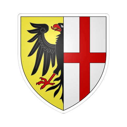 CoA Memmingen (Germany) (Coat of Arms) STICKER Vinyl Kiss-Cut Decal 6 Inch White - The Sticker Space