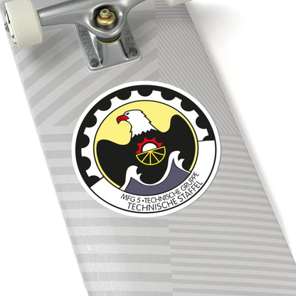 COA MFG 5 TechStff (Germany) (Coat of Arms) STICKER Vinyl Kiss-Cut Decal - The Sticker Space
