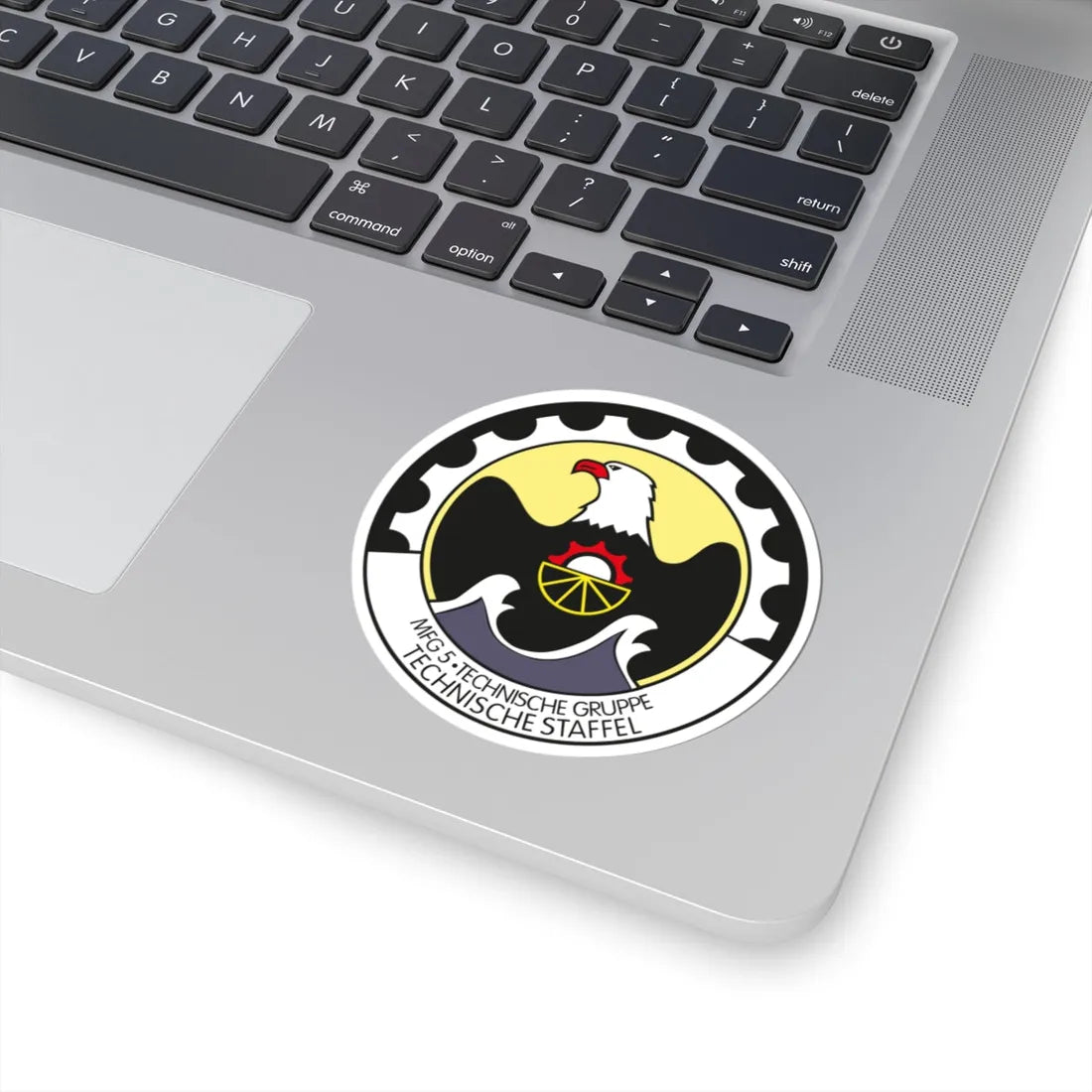 COA MFG 5 TechStff (Germany) (Coat of Arms) STICKER Vinyl Kiss-Cut Decal - The Sticker Space