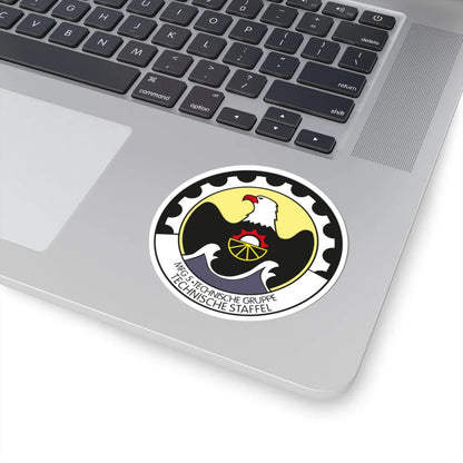 COA MFG 5 TechStff (Germany) (Coat of Arms) STICKER Vinyl Kiss-Cut Decal - The Sticker Space