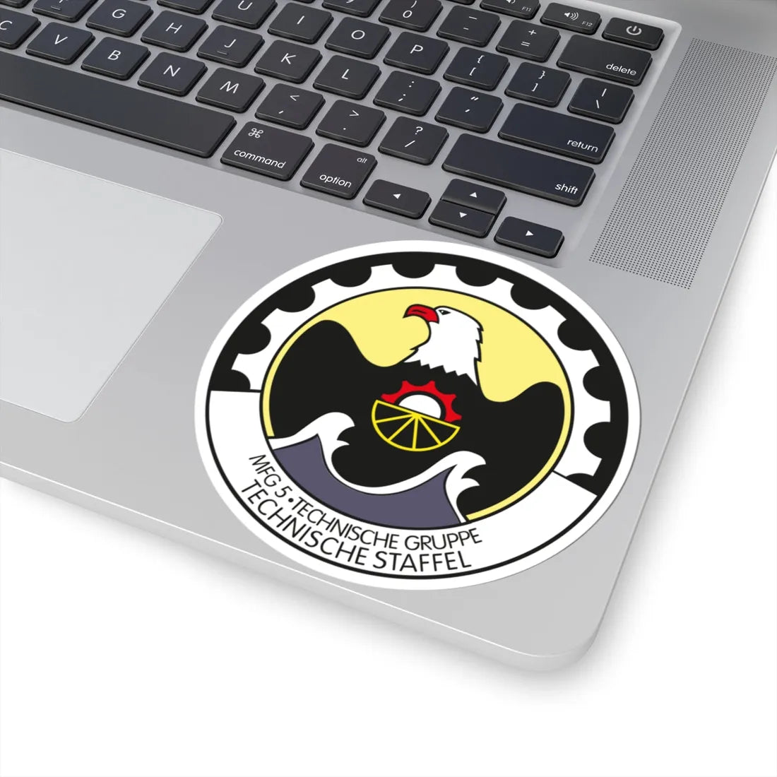 COA MFG 5 TechStff (Germany) (Coat of Arms) STICKER Vinyl Kiss-Cut Decal - The Sticker Space
