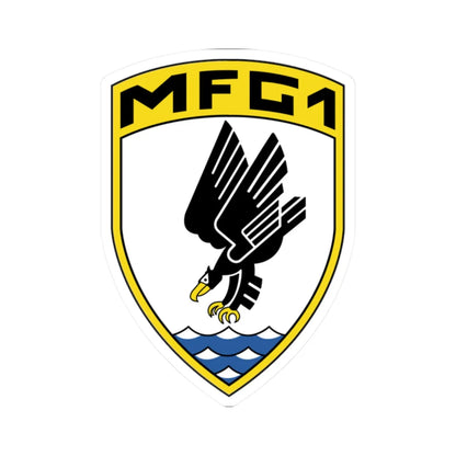 COA MFG1 (Germany) (Coat of Arms) STICKER Vinyl Kiss-Cut Decal 2 Inch White - The Sticker Space