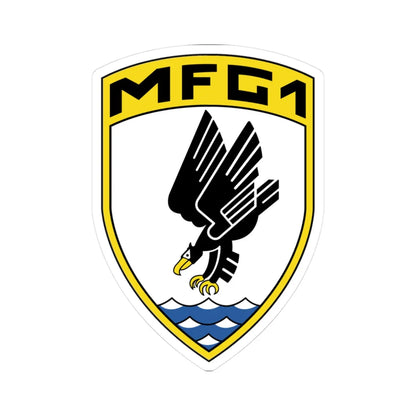 COA MFG1 (Germany) (Coat of Arms) STICKER Vinyl Kiss-Cut Decal 3 Inch White - The Sticker Space