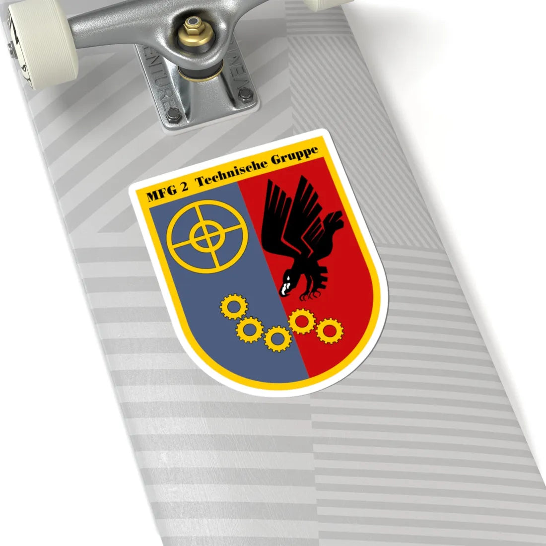 COA MFG2 TechGrp (Germany) (Coat of Arms) STICKER Vinyl Kiss-Cut Decal - The Sticker Space
