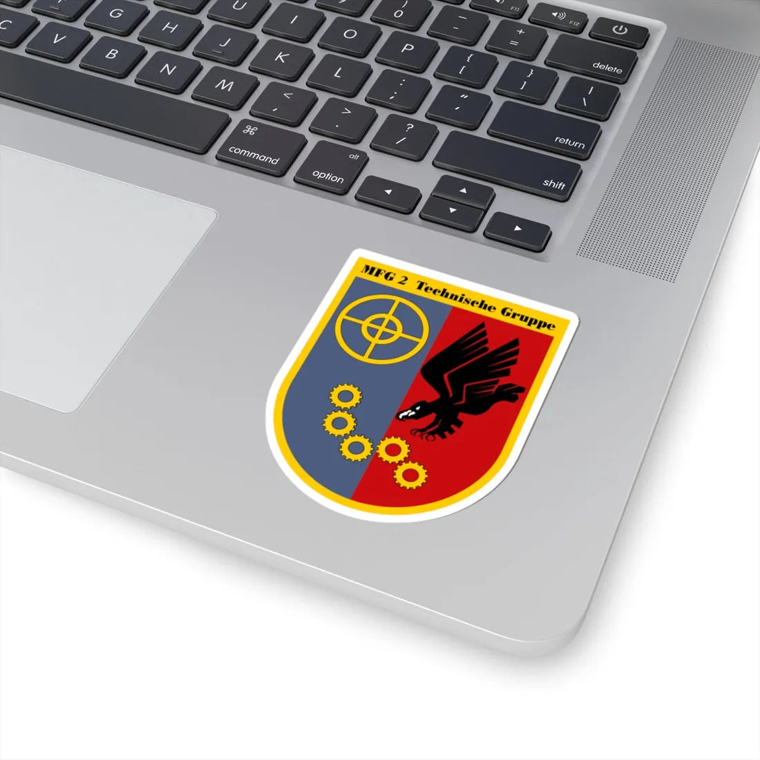COA MFG2 TechGrp (Germany) (Coat of Arms) STICKER Vinyl Kiss-Cut Decal - The Sticker Space