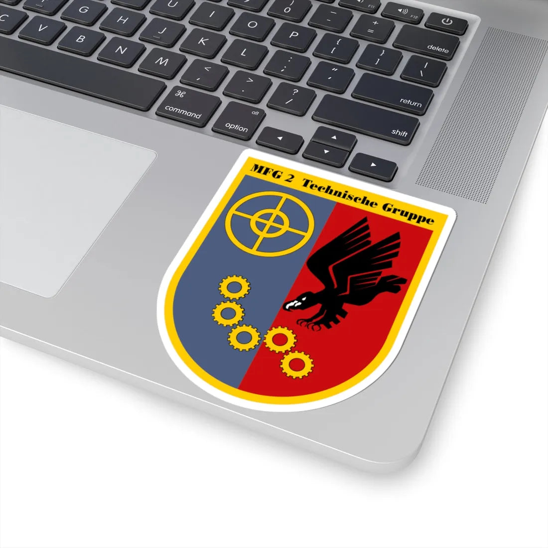 COA MFG2 TechGrp (Germany) (Coat of Arms) STICKER Vinyl Kiss-Cut Decal - The Sticker Space