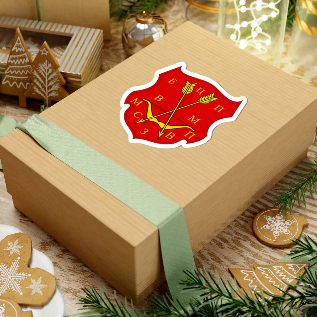 CoA Miklashevsky 4 (Russia) (Coat of Arms) STICKER Vinyl Kiss-Cut Decal - The Sticker Space