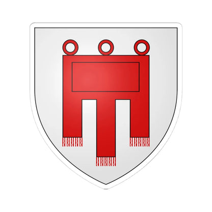 CoA Montfort County (Switzerland) (Coat of Arms) STICKER Vinyl Kiss-Cut Decal 4 Inch White - The Sticker Space