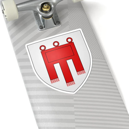 CoA Montfort County (Switzerland) (Coat of Arms) STICKER Vinyl Kiss-Cut Decal - The Sticker Space