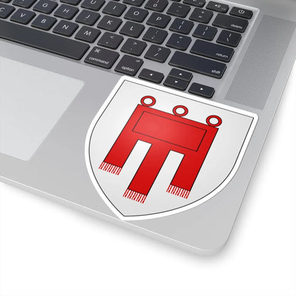 CoA Montfort County (Switzerland) (Coat of Arms) STICKER Vinyl Kiss-Cut Decal - The Sticker Space
