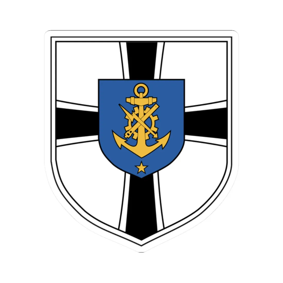 COA MUKdo (Germany) (Coat of Arms) STICKER Vinyl Kiss-Cut Decal 2 Inch White - The Sticker Space