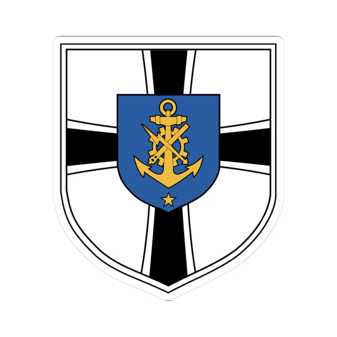 COA MUKdo (Germany) (Coat of Arms) STICKER Vinyl Kiss-Cut Decal 3 Inch White - The Sticker Space