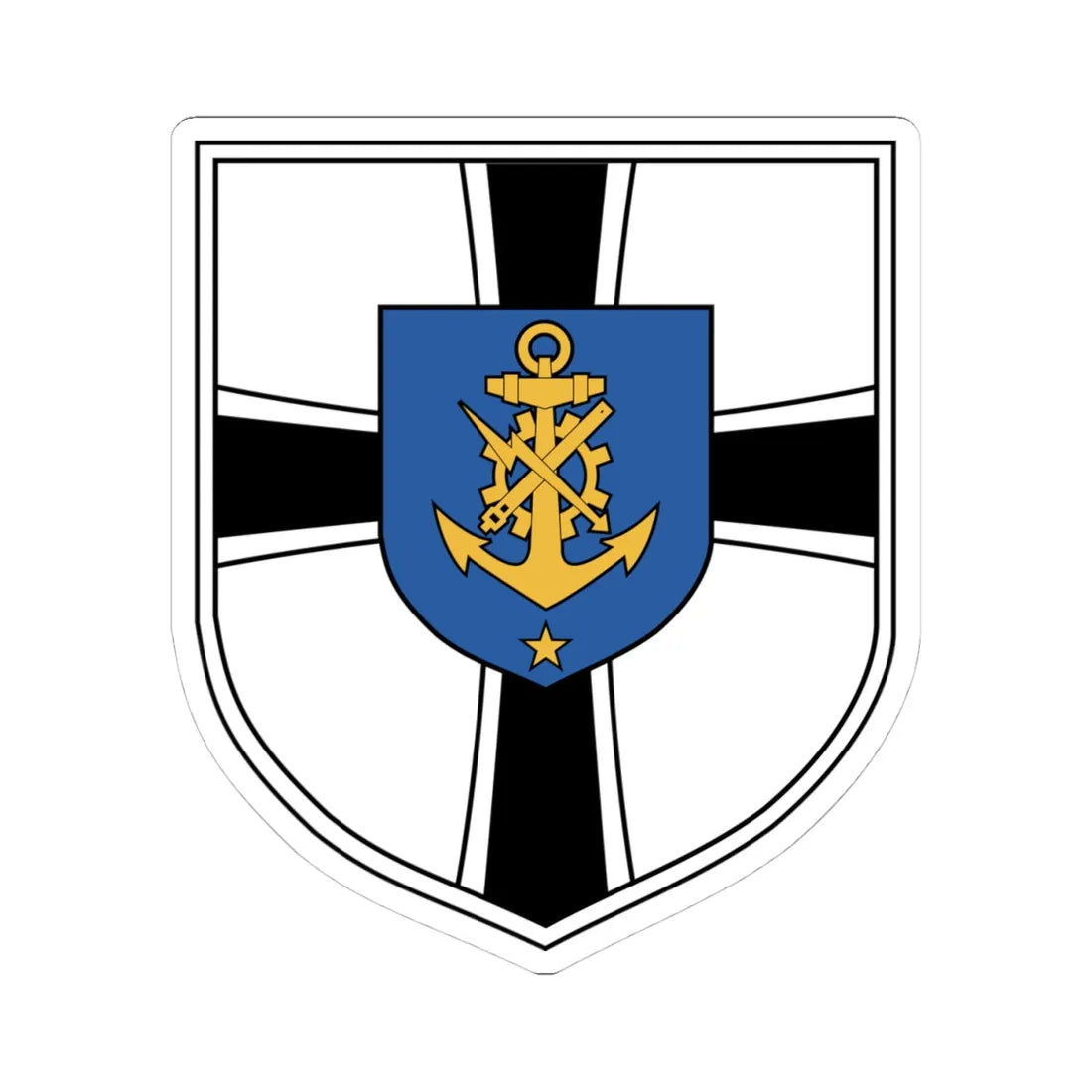 COA MUKdo (Germany) (Coat of Arms) STICKER Vinyl Kiss-Cut Decal 4 Inch White - The Sticker Space