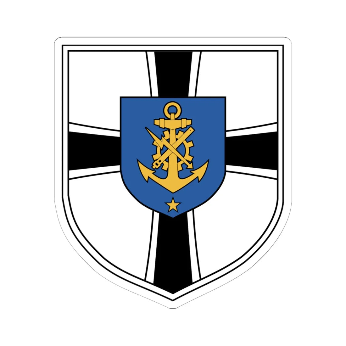 COA MUKdo (Germany) (Coat of Arms) STICKER Vinyl Kiss-Cut Decal 6 Inch White - The Sticker Space