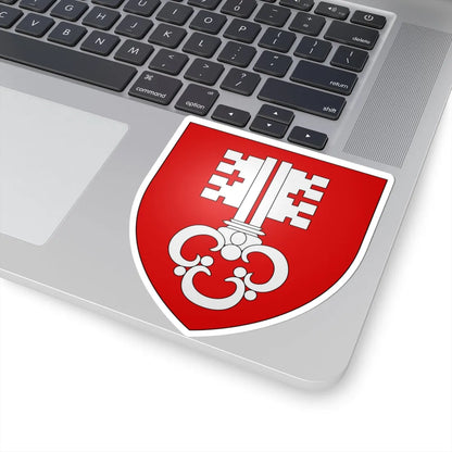 CoA Nidwalden Canton (Switzerland) (Coat of Arms) STICKER Vinyl Kiss-Cut Decal - The Sticker Space
