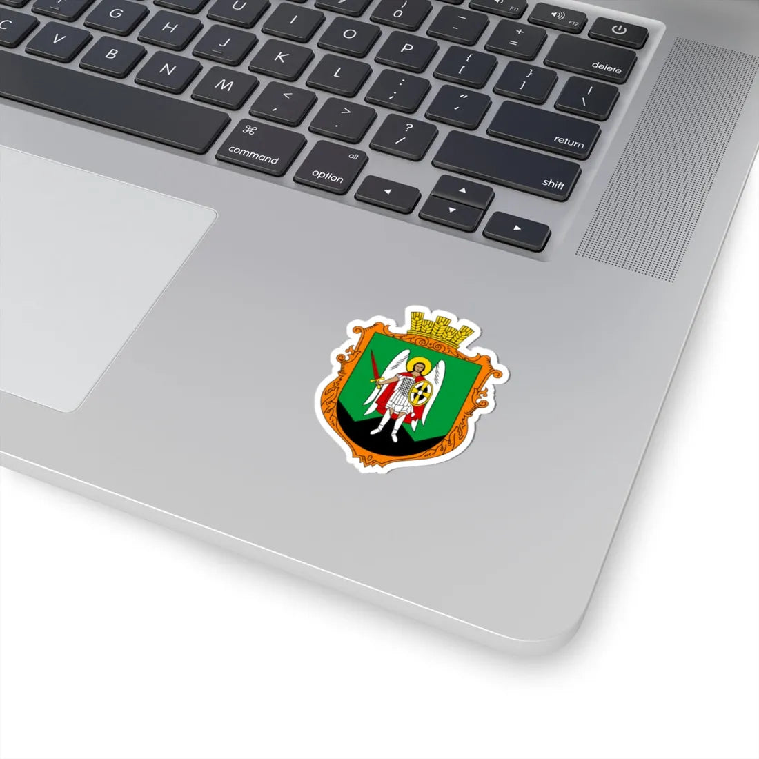 COA Nove Selo Ternopilska Ukraine (Ukraine) (Coat of Arms) STICKER Vinyl Kiss-Cut Decal - The Sticker Space